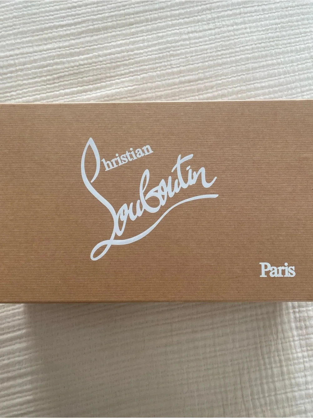 NIB Christian Louboutin Regalito Donna Flat Calf Abrasivato/GG loafer blk 38.5.